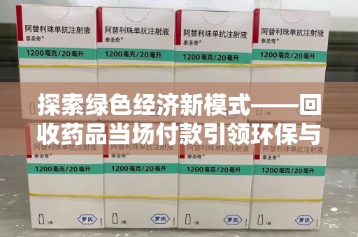 宁德探索绿色经济新模式——回收药品当场付款引领环保与健康的双赢未来